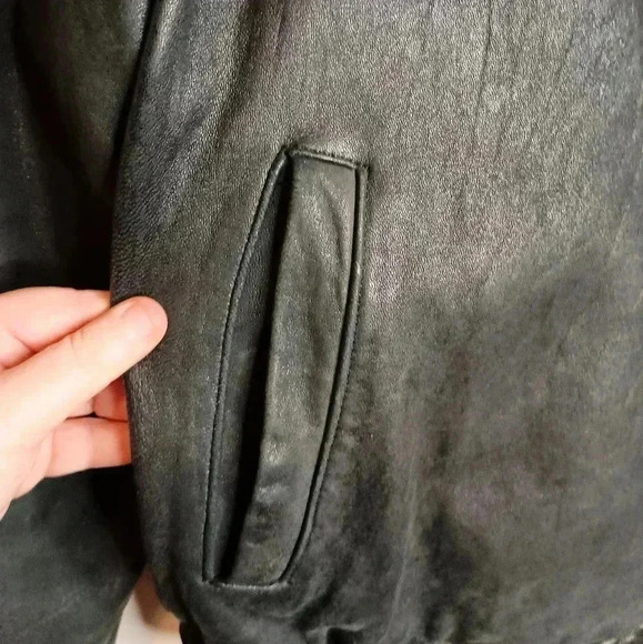 CASABLANCA butterly Fall Winter leather jacket (#886)(C) - Picture 3 of 14